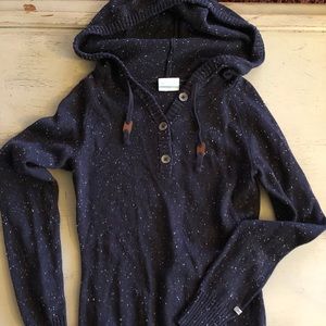Navy hooded sweater